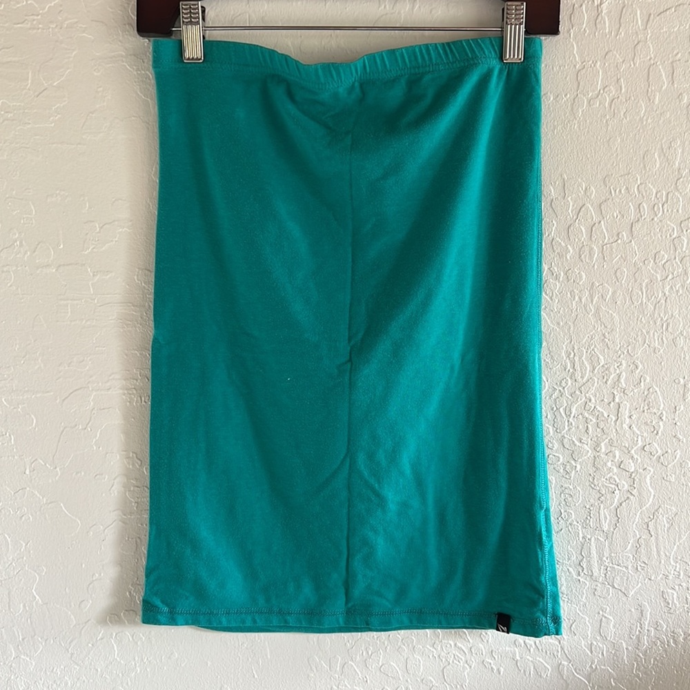 Volcom teal long tube top vintage